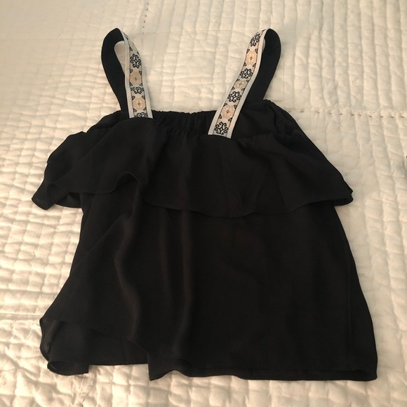 J. Crew Tiered Embroidered Strap Tank - Picture 3 of 8